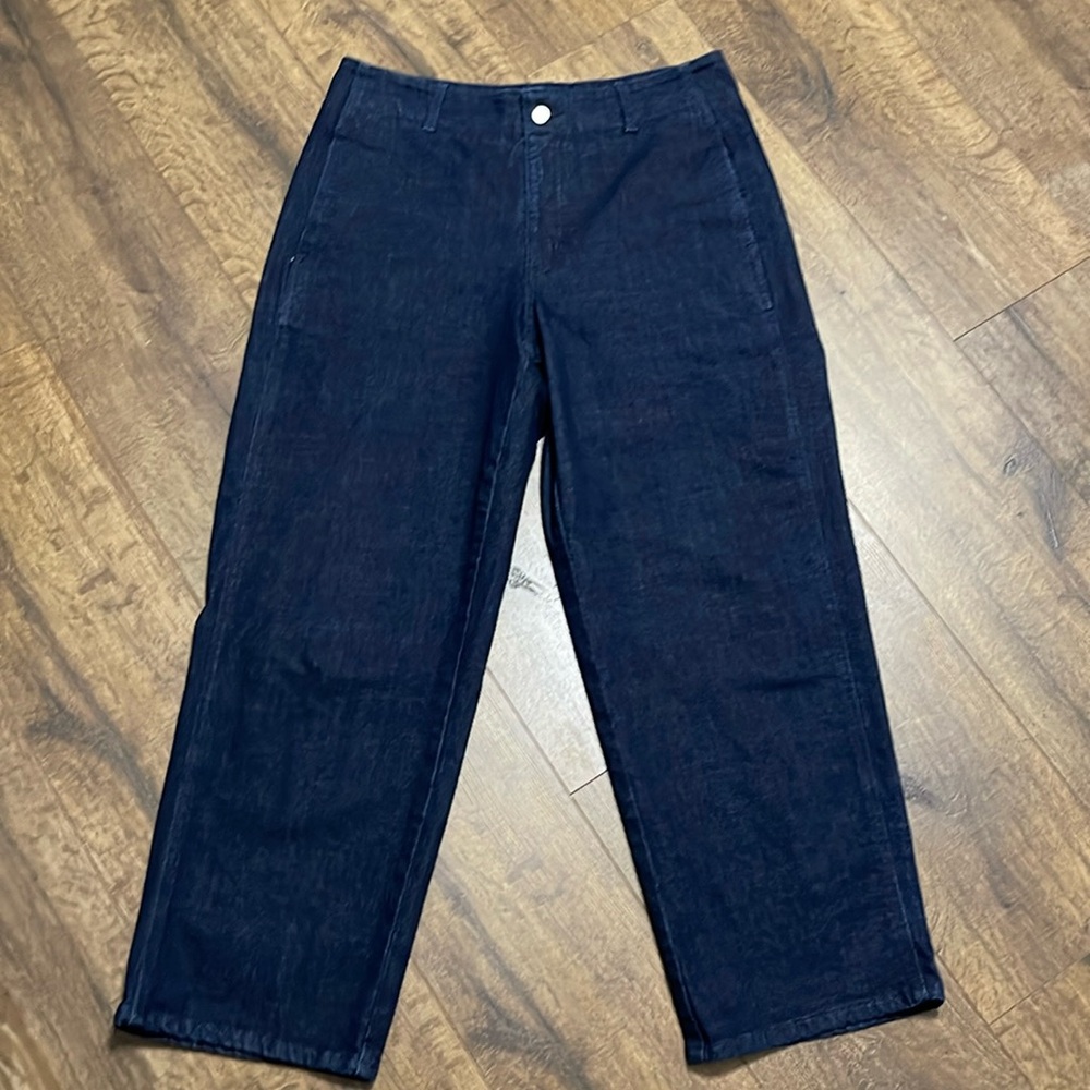 Banana Republic Factory High Rise Straight Jean in Dark Rinse, 30 Regular